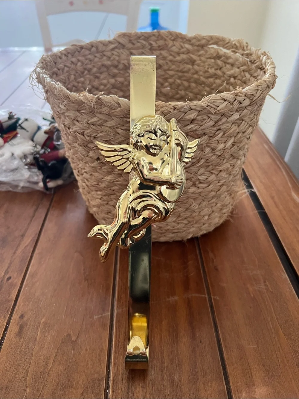 Vintage Gold Angel Decorative Wall Hook by